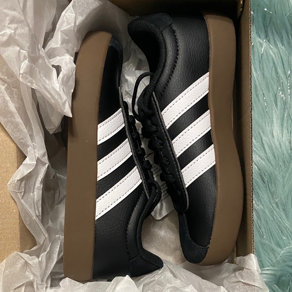 adidas VL Court 3.0 K 11 K kids shoes NWT